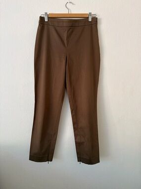 Theory Women’s Brown Stretch Dress Pants 25 inseam